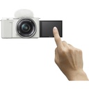 Sony ZV-E10 Mirrorless Camera with 16-50mm Lens (White)