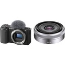 Sony ZV-E10 Mirrorless Camera with 16mm f/2.8 Lens Kit