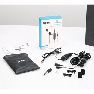 BOYA BY-M1DM Dual Omnidirectional Lavalier Microphone