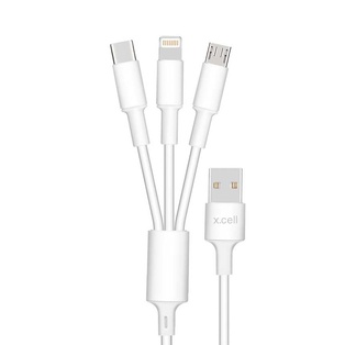 X.CELL USB A to Multi Charging 1.5 Meter Silicon Charging Cable
