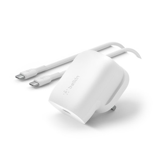 Belkin BOOST CHARGE 30W USB Type-C GaN Wall Charger with USB Type-C Cable