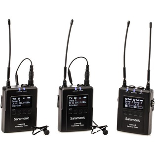 Saramonic UWMIC9S KIT2 2-Person Camera-Mount Wireless Omni Lavalier Microphone System