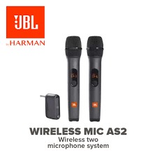 JBL Wireless Microphone Set | Wireless two microphone system AS2