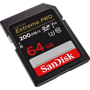 SanDisk 64GB Extreme PRO UHS-I SDXC Memory Card 200mb/s