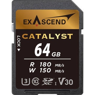 Exascend 64GB Catalyst UHS-I SDXC Memory Card 180MB/s