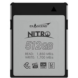 Exascend 512GB Nitro CFexpress Type B Memory Card 1850 MB/s