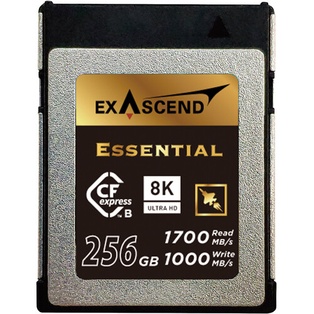 Exascend 256GB Essential Series CFexpress Type B Memory Card 1800 MB/s