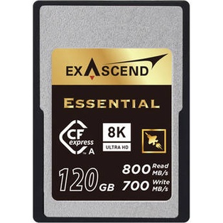 Exascend 120GB Essential Series CFexpress Type A Memory Card 800 MB/s