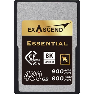 Exascend 480GB Essential Series CFexpress Type A Memory Card 900 MB/s