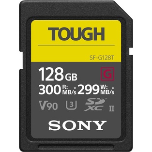 Sony 128GB SF-G TOUGH Series UHS-II SDXC Memory Card 300MB/s