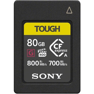 Sony 80GB CFexpress Type A TOUGH Memory Card 800 MB/s