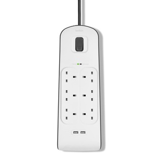 Belkin Surgeplus b2.4 Amp USB Charging 6-outlet Surge Protection Strip