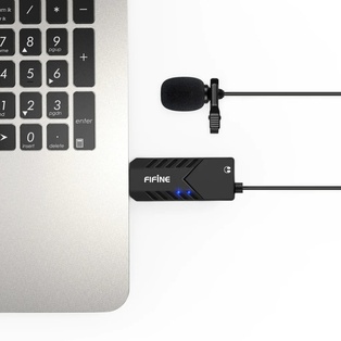 FIFINE K053 Computer USB Lapel Microphone