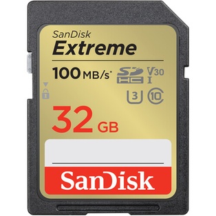 SanDisk 32GB Extreme UHS-I SDHC Memory Card